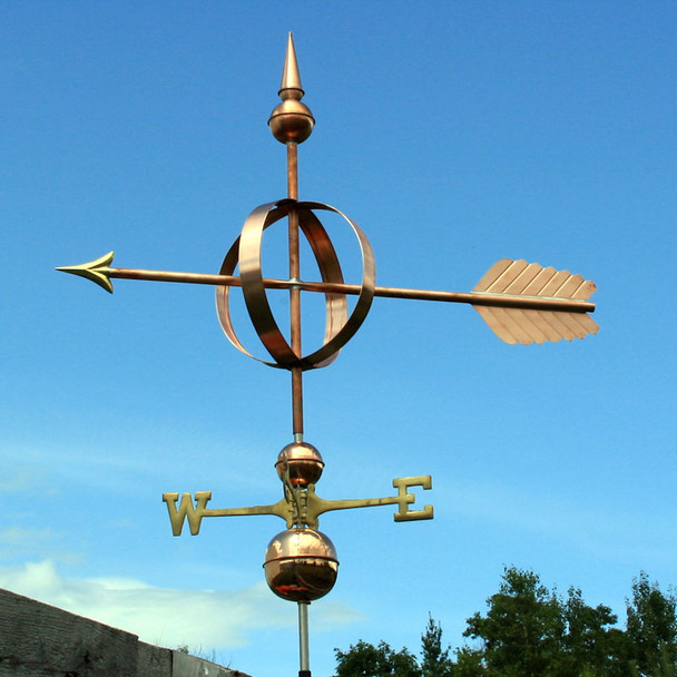 Grand Arrow Sphere Weather vane
