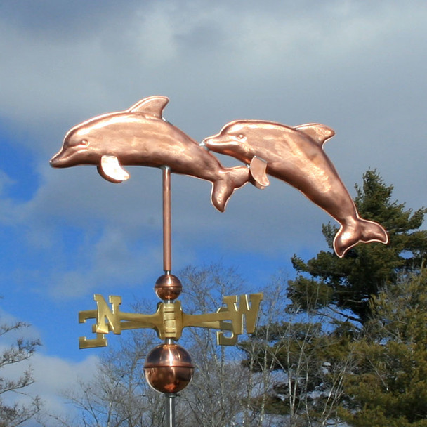 Copper Dolphin Weather vane