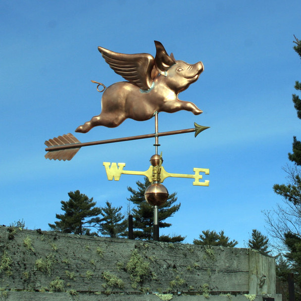 Flying Pig Weather vane