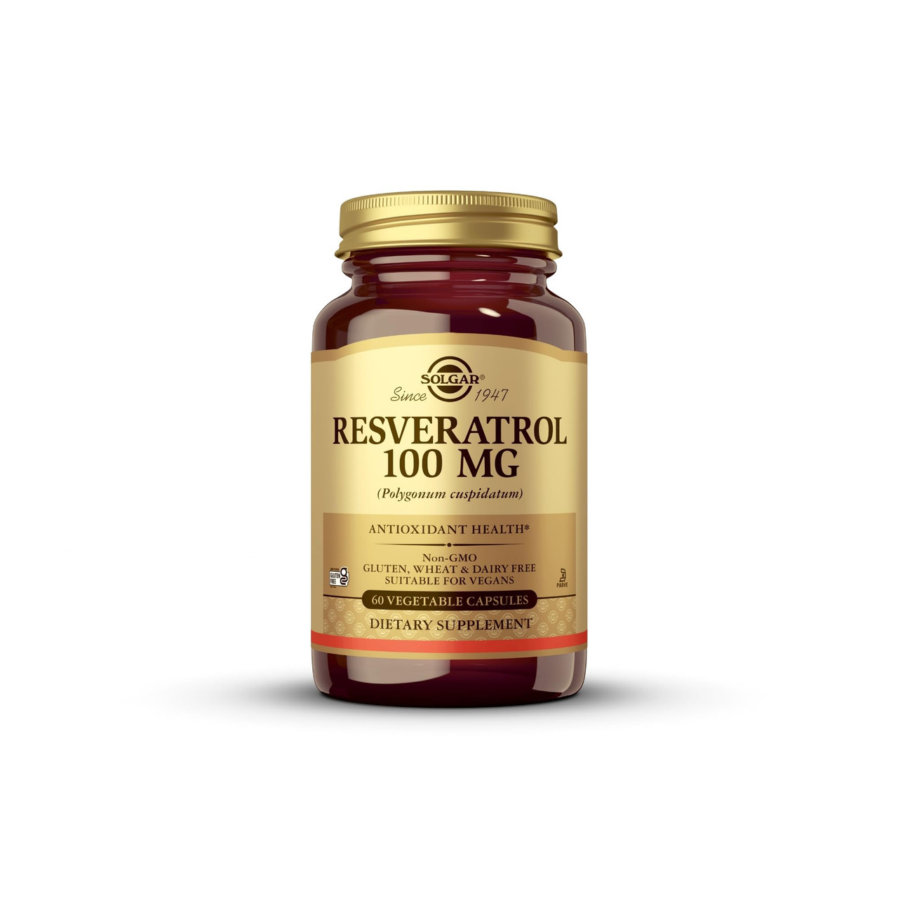 Solgar Color Solgar - Resveratrol 100 mg, 60 Vegetable Capsules