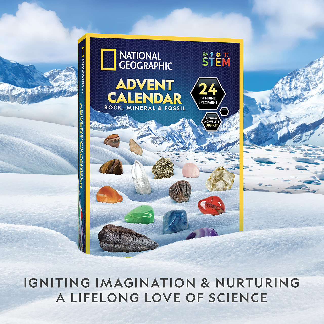 NATIONAL GEOGRAPHIC Rock Collection Advent Calendar 2025 - Advent