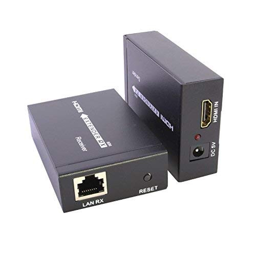 axGear HDMI LAN Extender Over CAT 5E CAT 6 RJ45 UP to 200FT 1080P with ...