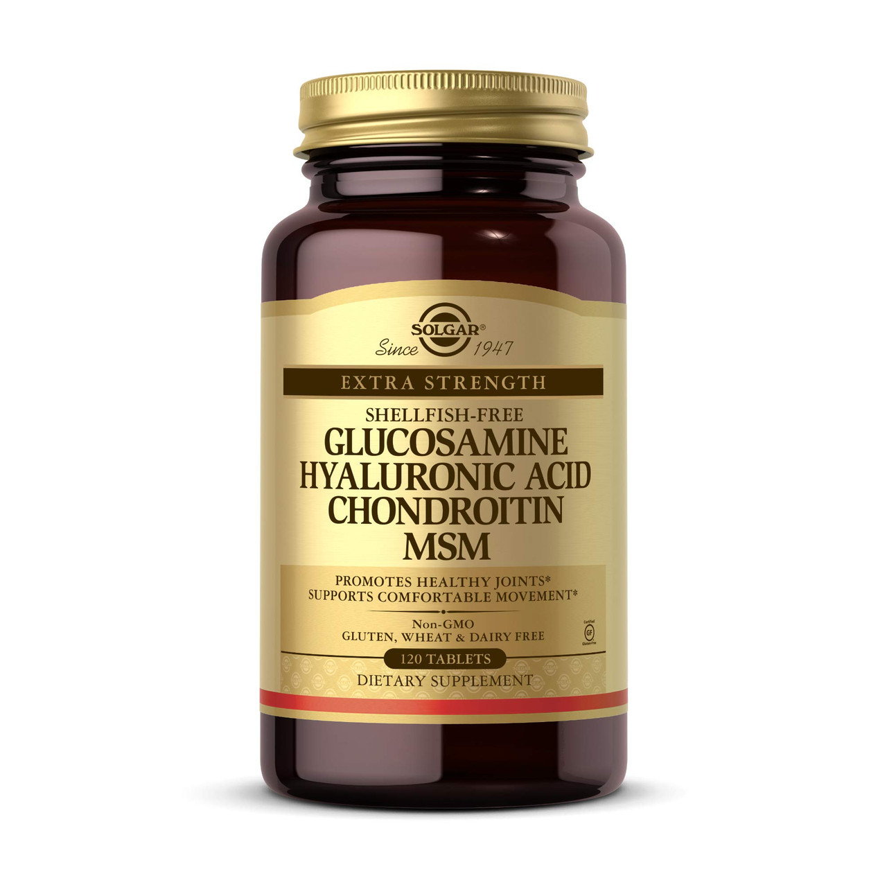 Solgar Color Solgar Glucosamine Hyaluronic Acid Chondroitin MSM, 120 Tablets ...