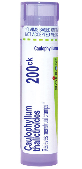 Boiron Caulophyllum Thalictroides 200Ck Homeopathic Medicine for Menstrual Cramps - 80 Pellets