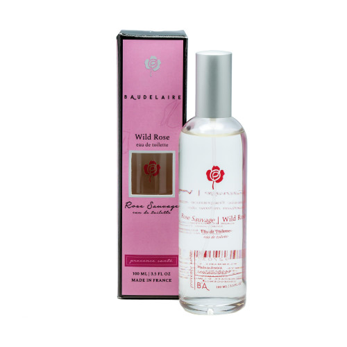 Provence Sante Eau de Toilette Spray - Luxury Long-Lasting Fragrance - Wild Rose Scent - Elegant Perfume Gift - Made in France - 3.5 Oz