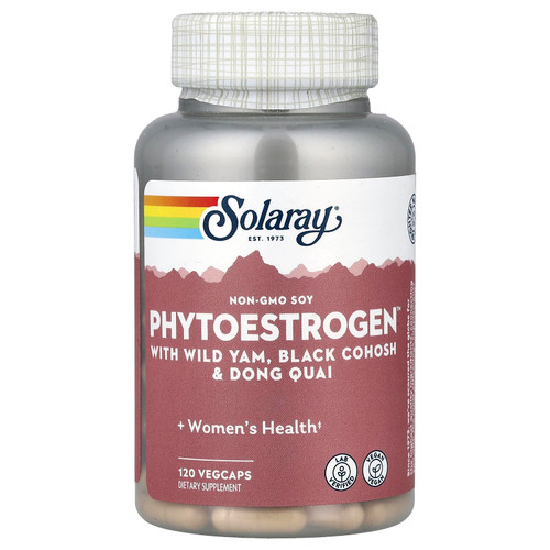 Solaray Phytoestrogen Supplement, 120 Count