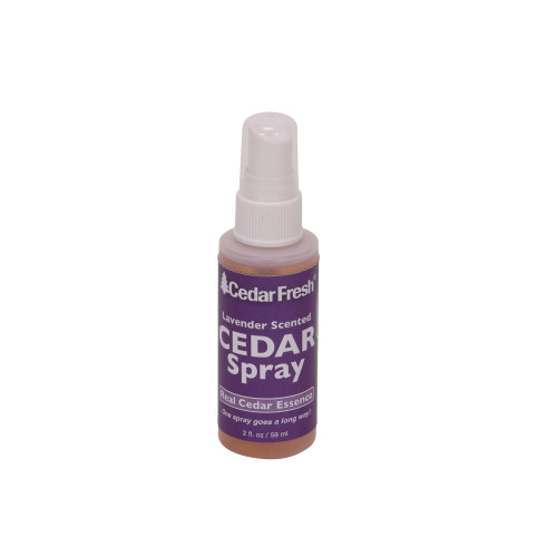 Household Essentials CedarFresh 84802 Cedar Power Spray with Lavender Essence Scent | Protects Closets | Restores Scent to Cedar Wood Accessories | 2 fl. oz., Purple