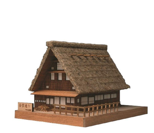 Woody Joe Mini Architecture No.1 Palm-Made Wooden Model