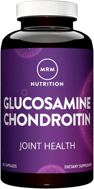MRM Glucosamine 1500mg & Chondroitin Sulfate 1200mg | Triple Strength Joint Support Supplement | Mobility & Cartilage Health | Gluten-Free Capsules for Adults | 180 Count