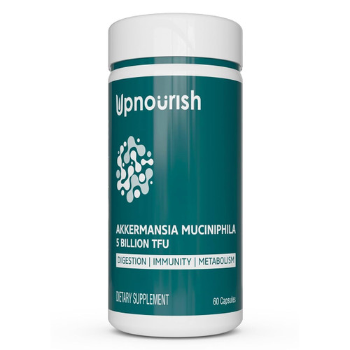 UpNourish Probiotics for GLP-1 Support, 5 Billion TFU Akkermansia Muciniphila for Digestive Health, Leaky Gut, Immunity and Metabolic Health, Prebiotics and Probiotics for Women and Men, 60 Capsules UpNourish Probiotics for GLP-1 Support, 5 Billion TFU Akkermansia Muciniphila for Digestive Health, Leaky Gut, Immunity and Metabolic Health, Prebiotics and Probiotics for Women and Men, 60 Capsules