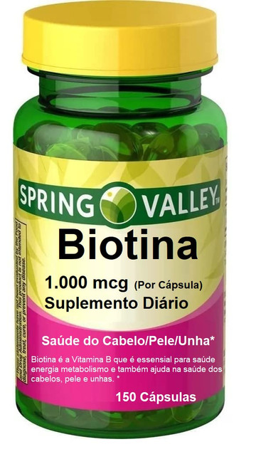 Spring Valley - Biotin 1000 mcg, 150 Tablets
