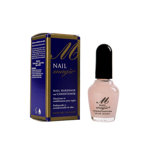Nail Magic Nail Hardener & Conditioner, Assists with Chipping, Peeling, Brittle Fingernails, Strengthens, Conditions, & Hardens Nails, 0.5 fluid oz