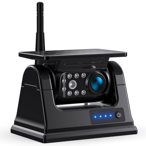 Fookoo Single Magnetic Solar Wireless Backup Camera, Built-in 9600mAh Battery & Magnetic Base, IP69 Waterproof, Portable No Drilling, Suits for Fookoo Model: DCM701, DCM702, DCM1002 - DCMX(T)