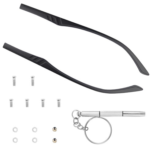 1 Pair Black TR90 Plastic Frame Eyeglass Arms Single Teeth Convex Teeth Universal Glasses and Sunglasses Replacement Temple 5mm Width 1 Pair Black TR90 Plastic Frame Eyeglass Arms Single Teeth Convex Teeth Universal Glasses and Sunglasses Replacement Temple 5mm Width
