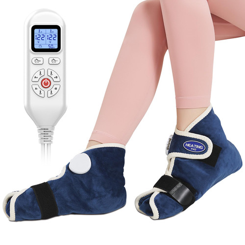 AOKESTE Heating Pad for Feet and Ankle,Heating Pad for Feet Neuropathy,Heated Foot Warmer for Achilles Tendonitis Relief,Auto Shut Off,Heated Foot Wraps for Plantar Fasciitis Relief