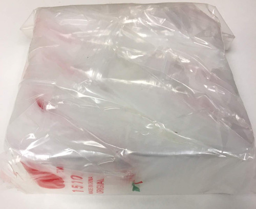 1000 Apple Brand 1510 1.5x1 2mil Clear Resealable Bags 1,000 Baggies 1.5"x1" 1 1/2