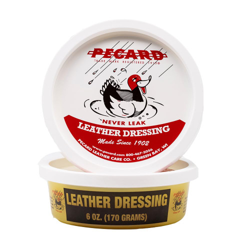 Pecard Leather Dressing 6 oz – Waterproofer and All-Purpose Leather Conditioner for Oil-Tanned, Chrome-Tanned, and Exotic Leathers – Cleans, Conditions, and Preserves-1766098466