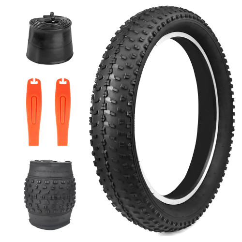 BALINGE Fat Bike Tires 24 x 3 Bike Tires Ebike Tires 24 x 3 Bike Tire 24 x 3 Heavy Duty High-Performance Wear-Resistant E-Bike Mountain Snow Bike Tire,1 Tire 1 Tube 2 Levers,Black BALINGE Fat Bike Tires 24 x 3 Bike Tires Ebike Tires 24 x 3 Bike Tire 24 x 3 Heavy Duty High-Performance Wear-Resistant E-Bike Mountain Snow Bike Tire,1 Tire 1 Tube 2 Levers,Black