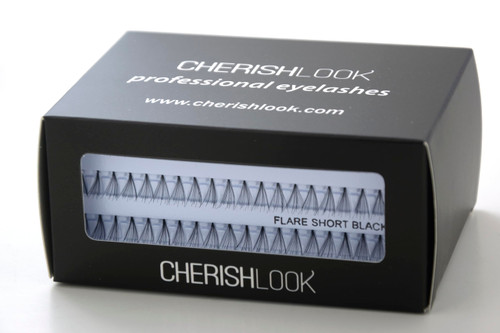 Cherishlook Professional 10packs Eyelashes - Flare Short Black