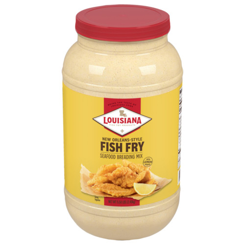 Louisiana Fish Fry - New Orleans Style Lemon Fish Fry - Gallon (5.5 Pound (Pack of 1))