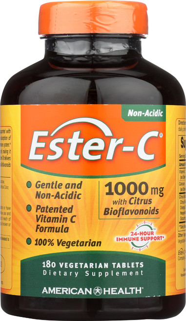 AMERICAN HEALTH Ester-C 1000 MG w Citrus Bioflavonoid, 180 CT