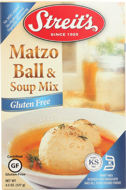 STREITS MATZO BALL SOUP GF, 4.5 OZ boxes (3 pack)