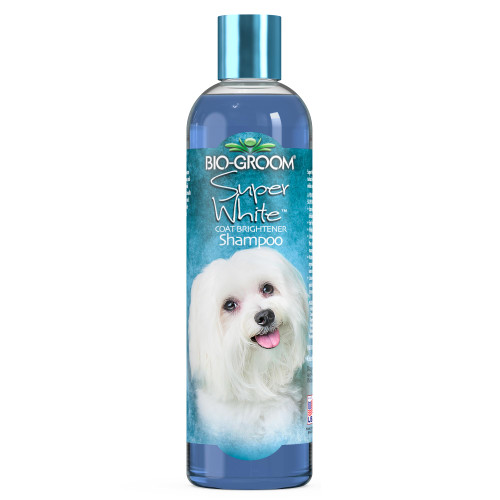 Bio-Groom Super Whitening Dog Shampoo - Whitening Pet Shampoo, Dog Bathing Supplies, Puppy Wash, Grooming Supplies, Cruelty-Free - 12 fl oz 1-Pack