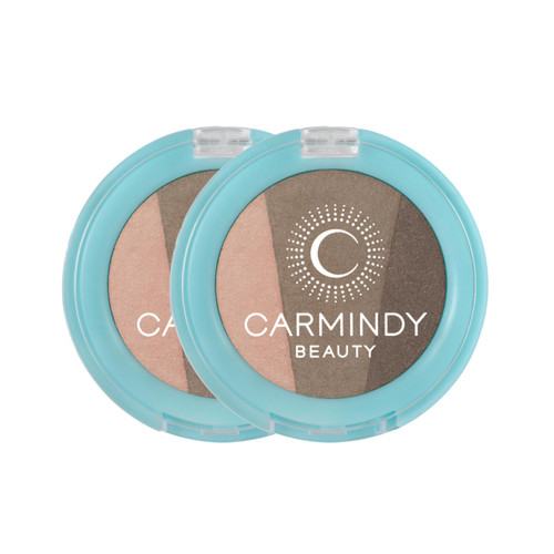 Carmindy Beauty - Be Mesmerizing Eyeshadow Trio Earth - 2 pack