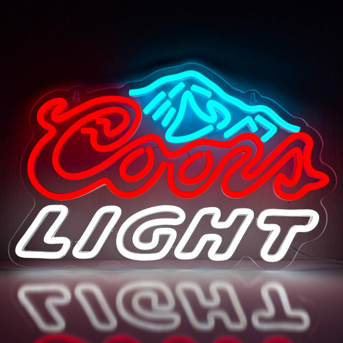 Crs Light Beer Neon Sign for Bar, Man Cave, Garage, Beer Neon LED Light for Home Bar Wall Decor, Art Decoration USB Powered With Switch, Sign, Birthday Gift for Gamer Husband Boyfriend