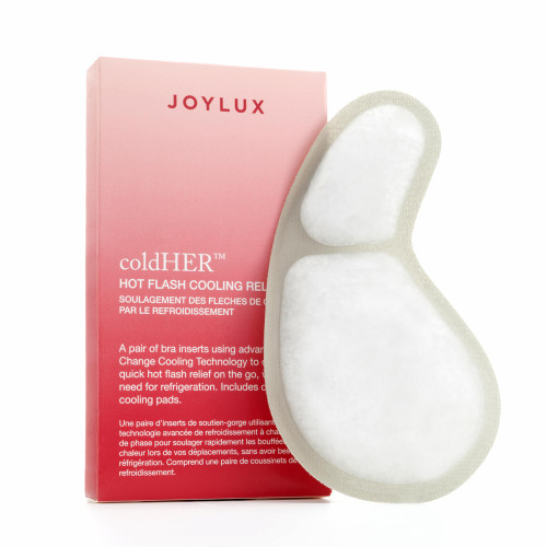 coldHER Cool Pack | Cooling Bra Inserts | Hot Flash Relief | Menopause Relief | Postpartum Care (Grey)