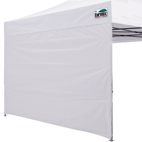 Eurmax USA Instant Canopy SunWall 10FT Pop Up Canopy Wall Sidewall with Horizontal Strap for Eurmax ONLY,1 Pack Sidewall(White)