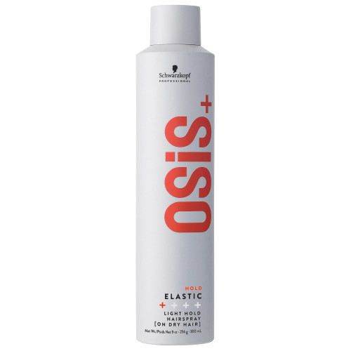 OSiS+ Elastic Light Hold Hairspray 9oz - |Lightweight Brushable Hold | Heat Protection and Shine for All Hair Types