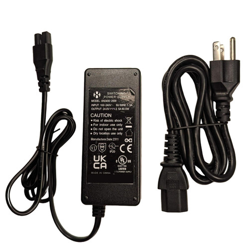 Miko OEM 24V AC Adapter for MMF-01C MMF-O1C MMF01C Belmint Shiatsu Foot Massager YOISHO, BEL-FM-01 BEL-FM-02 BELFOOTMAS 8538115 UL Listed, Replacement by Milestock