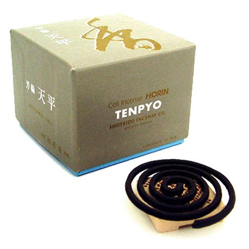 Shoyeido's Peaceful Sky Incense, Set of 10 Coils - Ten-pyo Shoyeido's Peaceful Sky Incense, Set of 10 Coils - Ten-pyo