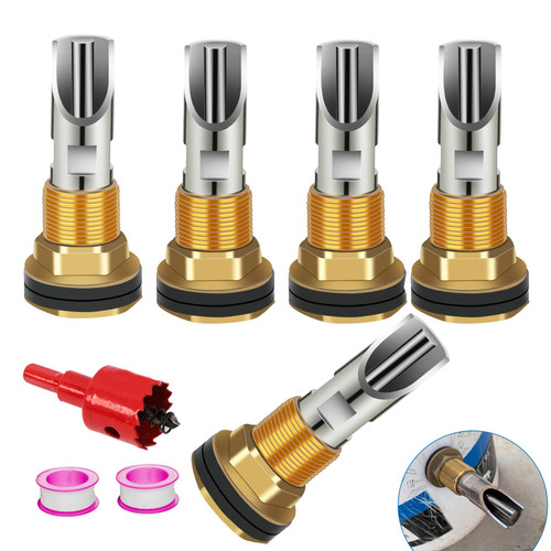 5 Pcs Pig Nipple Waterer for Barrel Kit Stainless Steel Automatic Pig Nipple Drinker Hog Drinker Feeder with Brass Water Tank Connector Kit Hog Water Nipples for Hog Piglets Goat Waterering System