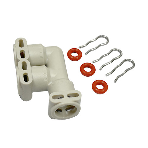 Fluid connector F-form 66821 for Jura Thermoblock 2003,Fully automatic coffee machine water line, steam connection joint (applicable to a variety of kitchen appliances)