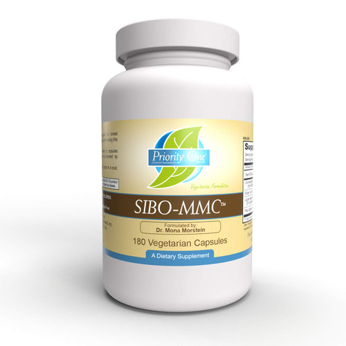 Priority One Vitamins SIBO-MMC (180 Vegetarian Capsules) Support for Healthy Small intestinal Bacterial Balance.* Exclusive Formulation by Dr. Mona Morstein Clinical Strength