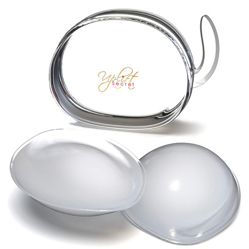Silicone Bra Inserts - Clear Gel Push Up Breast Pads - Bra Padding Bust Enhancer-1766167428