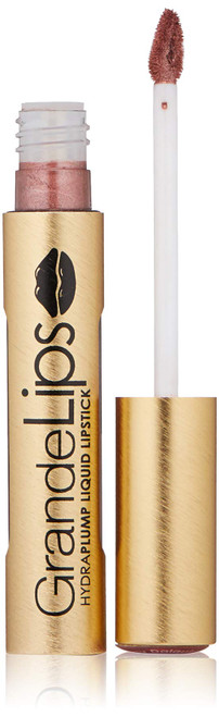 GrandeLIPS Plumping Liquid Lipstick, Metallic Semi-Matte, Raspberry Daiquiri