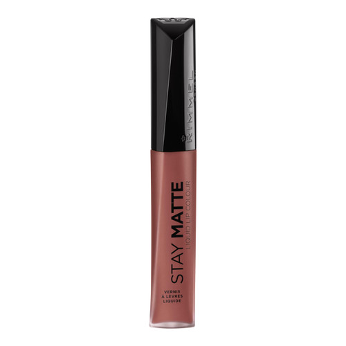 Rimmel London Stay Matte Liquid Lip Color with Full Coverage Kiss-Proof Waterproof Matte Lipstick Formula that Lasts 12 Hours - 723 Trouble Maker, .21oz