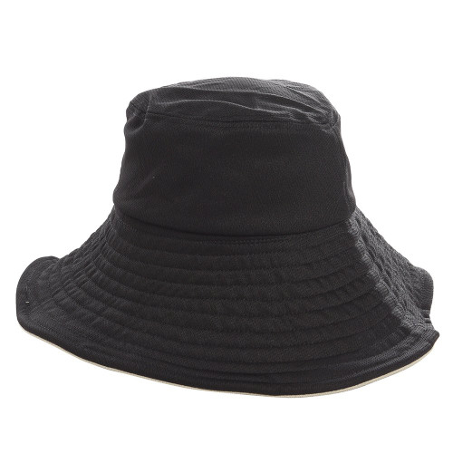 Needs LABO Foldable Reversible UV Hat 99% UV Cut Need - Black Beige