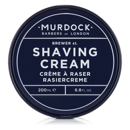 Murdock London Shaving Cream | Rich Luxurious Texture Softens and Soothes | Made in England | 6.8 oz