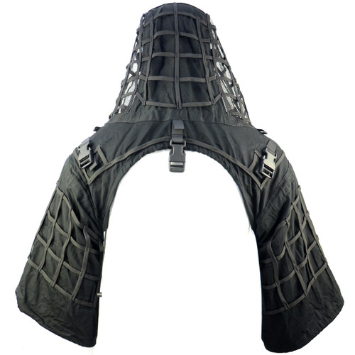 LytHarvest Ghillie Suit Foundation, Tactical Sniper Coats/Viper Hoods (Black)