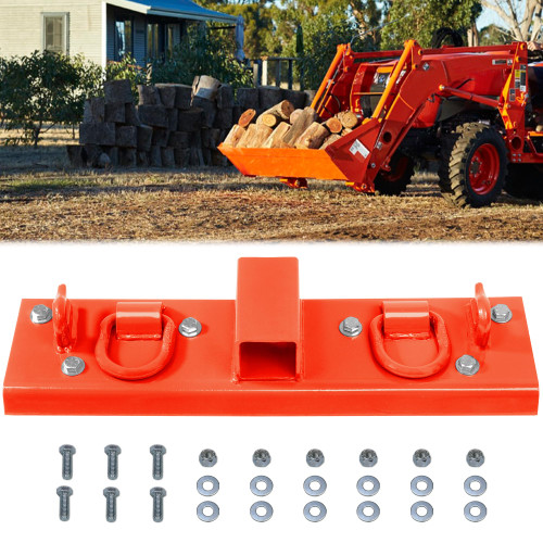 JY PERFORMANCE Tractor Grab Hooks Compact Tractor Bucket Hooks Bolt On Compatible with Kubota Tractor, Orange JY PERFORMANCE Tractor Grab Hooks Compact Tractor Bucket Hooks Bolt On Compatible with Kubota Tractor, Orange