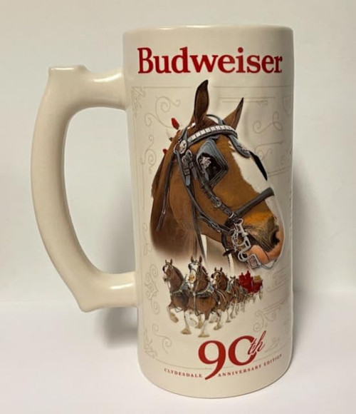 Budweiser 2018 Clydesdales Holiday Stein, 31-ounce