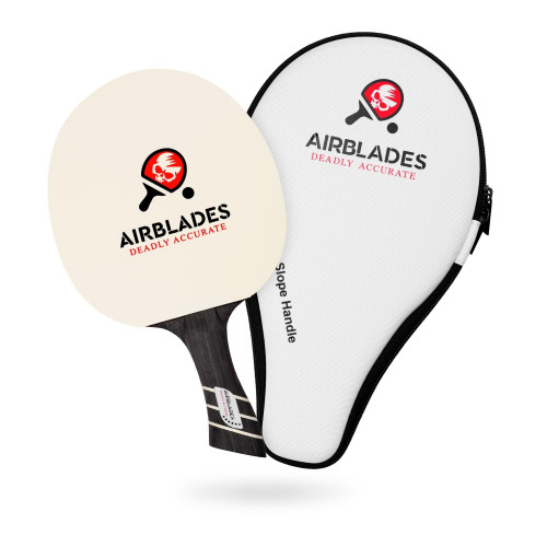Professional Ping Pong Paddle with Hard Carry Case | Pro Table Tennis Racket | Table Tennis Paddle with Ergonomic Handle | 5 Blades of Wood with Premium Rubber and Sponge by AirBlades-1766176663