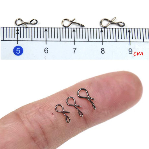 GREATFISHING 150pc Fly Fishing Snaps Stainless Steel Quick Change, Fast Easy Fly Hook Snap, 3 Size Combo Hook Snaps