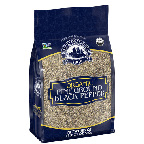 Drogheria & Alimentari Organic Fine Ground Black Pepper, 18.7 oz