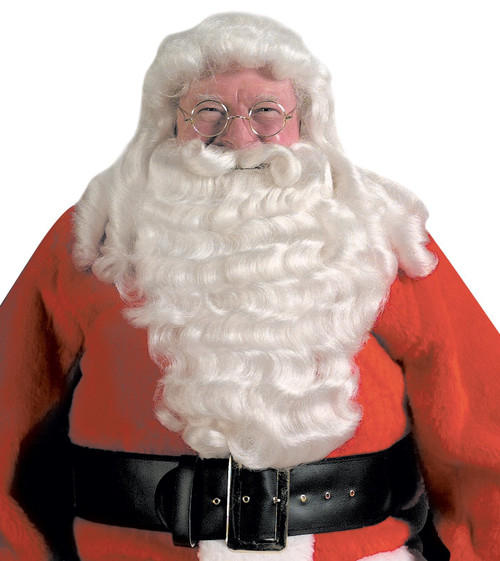 Santa Wig and Beard Set White