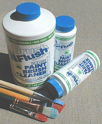 Brush Flush Gallon 128 Ounces Non-Toxic Biodegradable Brush Cleaner for Oil and Latex